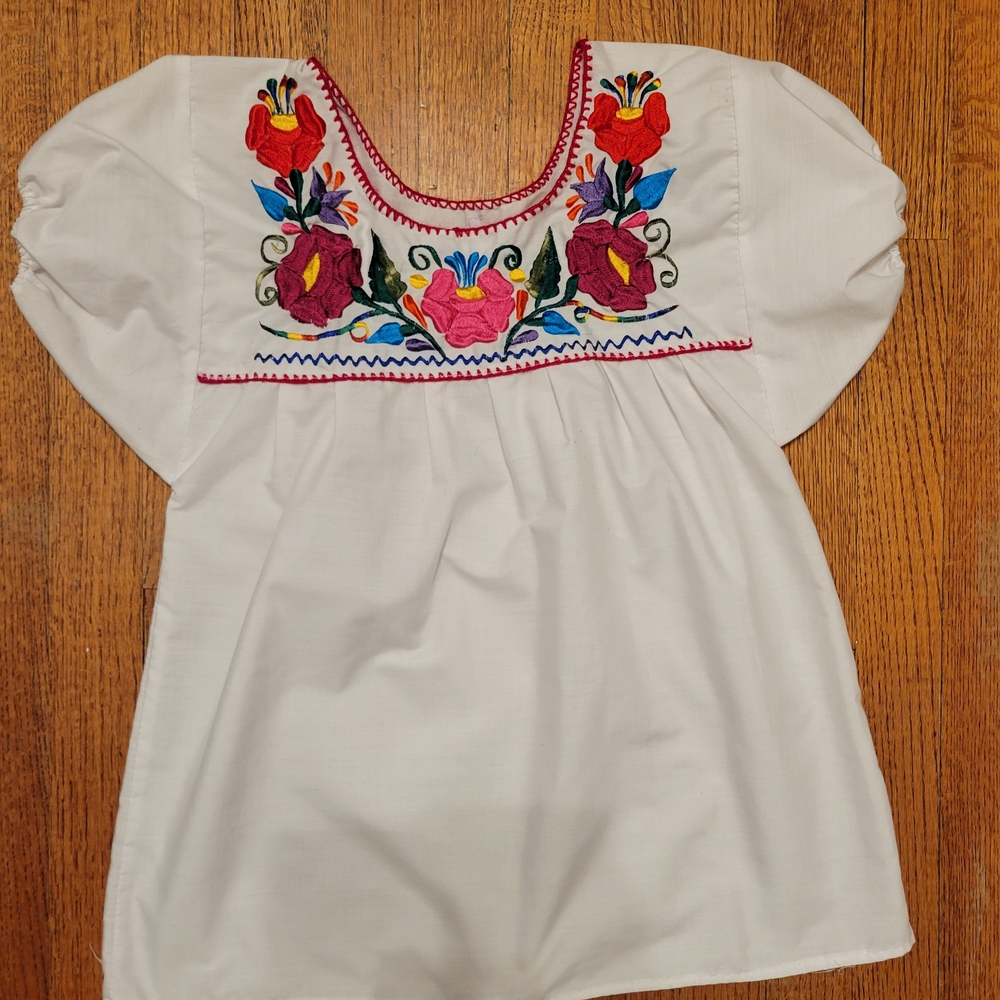 Embroidered Mexican Top